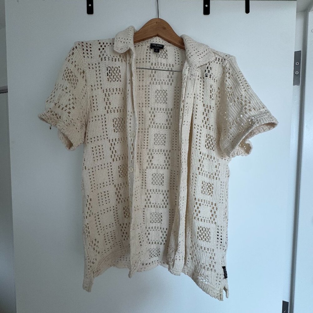 Todd Snyder Open-Knit Crochet Shirt (Unisex)